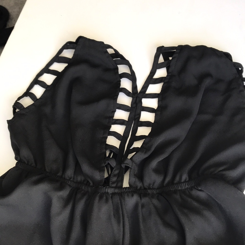 Backless one piece jumpsuit